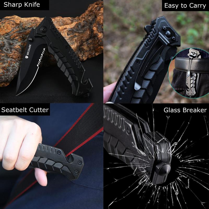 Car Safety Tactical Pocket Knife for Men EDC Tool - Serrated Sharp 3.5" Blade - Spring Assisted Folding Knives - Hunting Camping with Wire Cutter Glass Breaker - Best Gift Idea for Men Women HB 207 Survival Tools Survival Gear knife pocket self defense Car Safety Tactical Pocket Knife for Men EDC Tool - Serrated Sharp 3.5" Blade - Spring Assisted Folding Knives - Hunting Camping with Wire Cutter Glass Breaker - Best Gift Idea for Men Women HB 207 Survival Tools Survival Gear knife pocket self defense