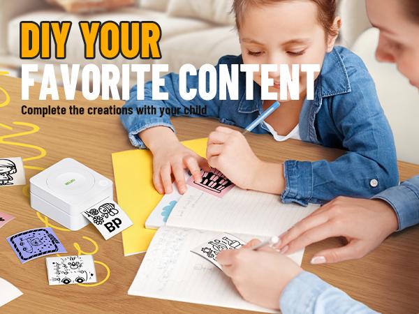 Genuine Thermal Printer Stickers for PM230 Photo Printer, 54mmx3.5m Mini Printer Paper for Photos, Note, 3 Rolls(No Printer)