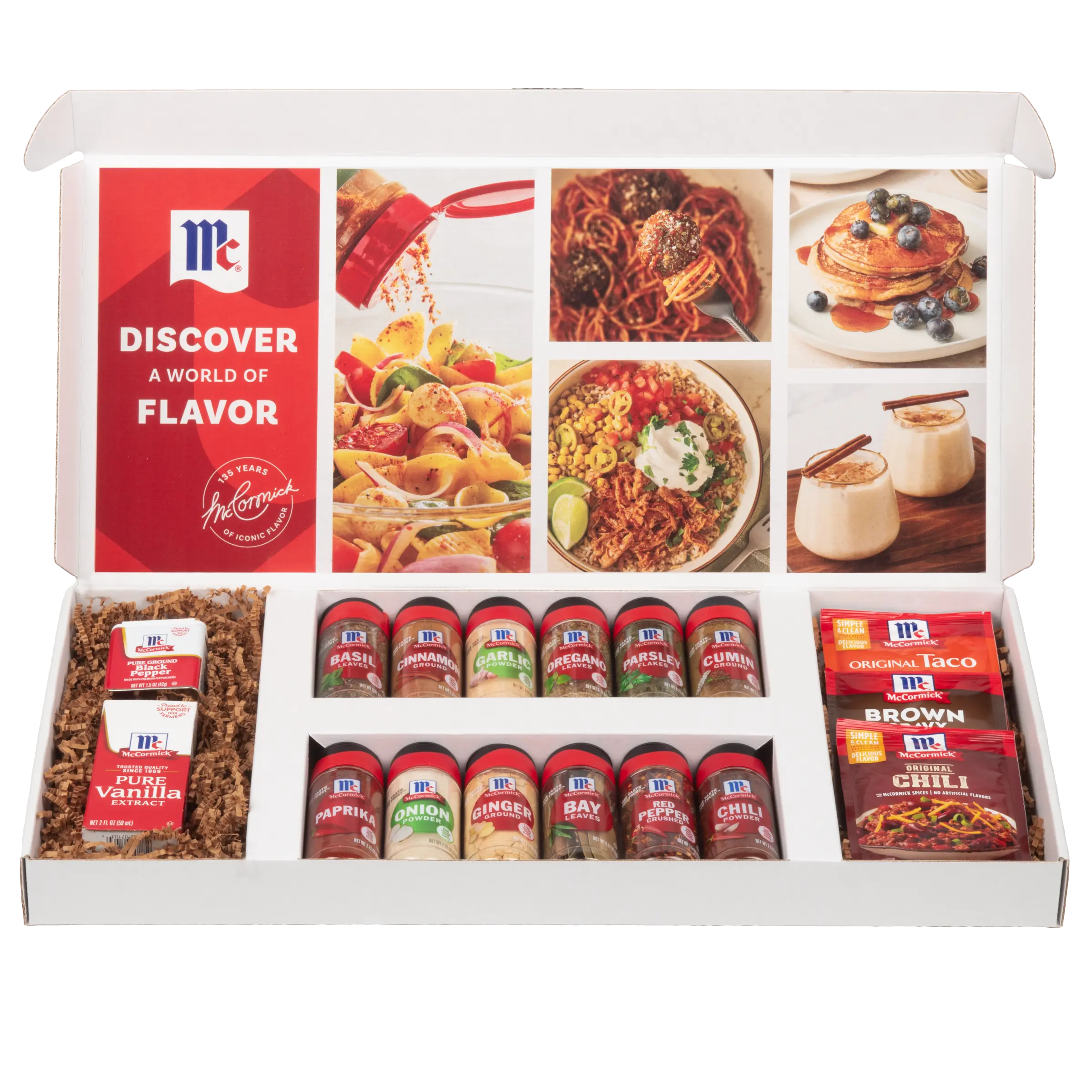 McCormick Everyday Flavor Collection - Herbs, Spices, Seasonings & Vanilla Extract - 17 Count Variety Pack