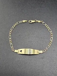 14K Gold Children Bracelet - Fashion Bracelet