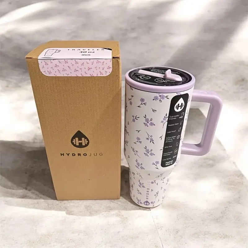 HydroJug Traveler 40oz Triple-Insulated Vacuum Flask - Antiscalding, Stylish, Travel-Ready Kitchenware Drinkware with Multiple Color Patterns, Ideal for Camping, Gym, Birthday Gift Water Bottle HydroJug Traveler 40oz Triple-Insulated Vacuum Flask - Antiscalding, Stylish, Travel-Ready Kitchenware Drinkware with Multiple Color Patterns, Ideal for Camping, Gym, Birthday Gift Water Bottle