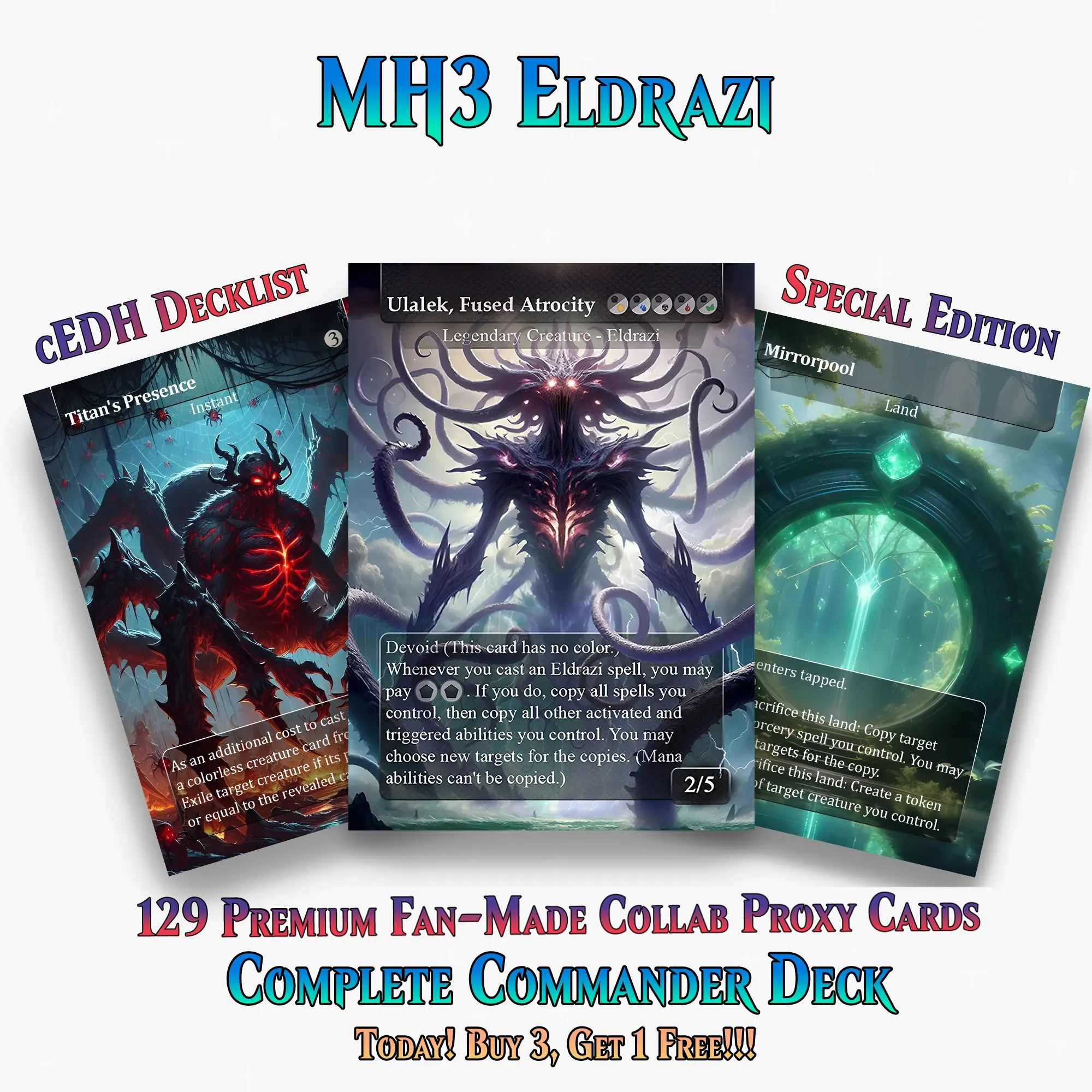 MH3 Eldrazi Commander Deck | 129+ Cards
