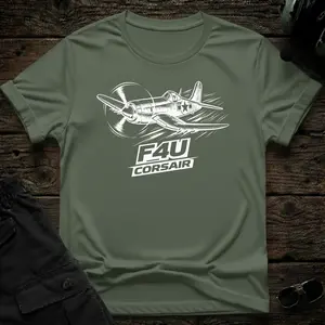 F4U Corsair Line Art T-shirt