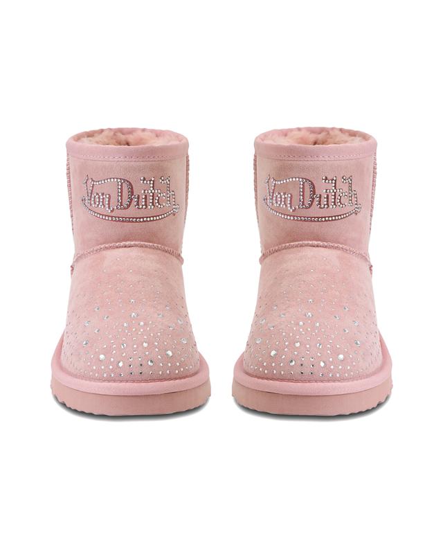 RHINESTONE SHEARLING BOOT