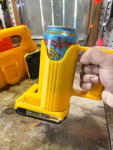 TripleD Tools ToolFuel Can Sleeve Hybrid Dewalt Battery & Can Holder Dual Functionality 3D Printed Tough Texas-Made Tradesman-Approved