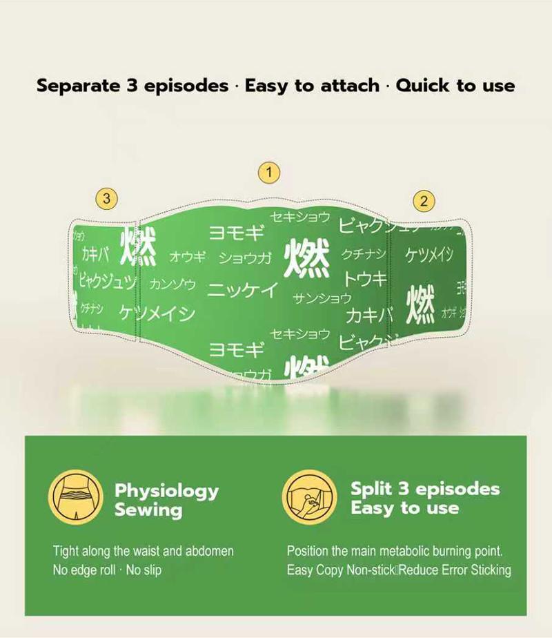 Hanpo Japanese Herbal patch Pad Balance Patch,Health Patch,Waist and abdomen brush