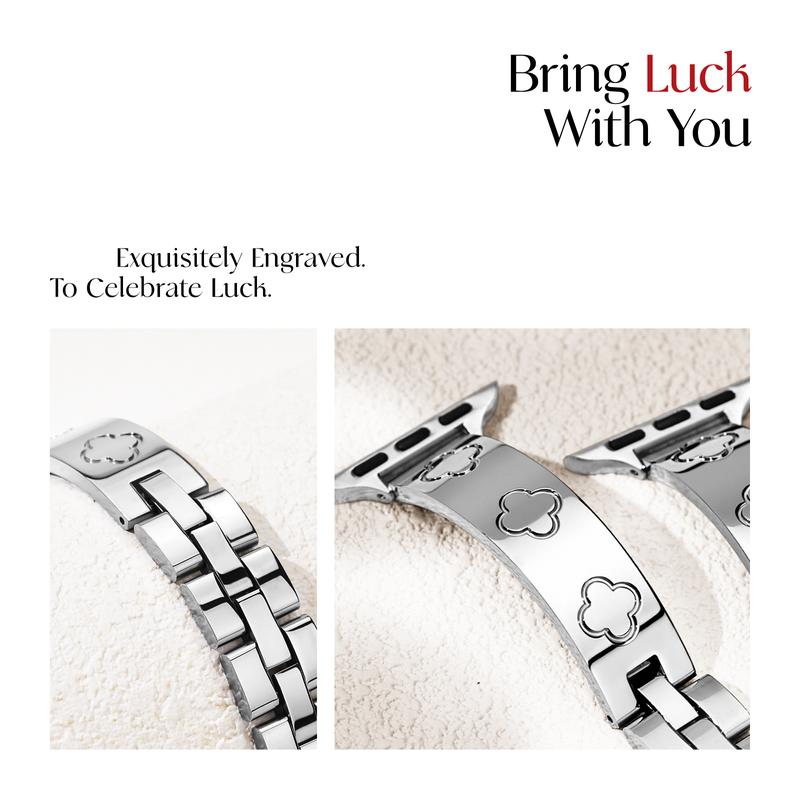 Missair Luxury Band & Protective Cover Case Diamond Compatible with Apple Watch 40/41/44/45/49/42/46mm - Women's Love Series Adjustable Bracelet Strap - Deals for You Days