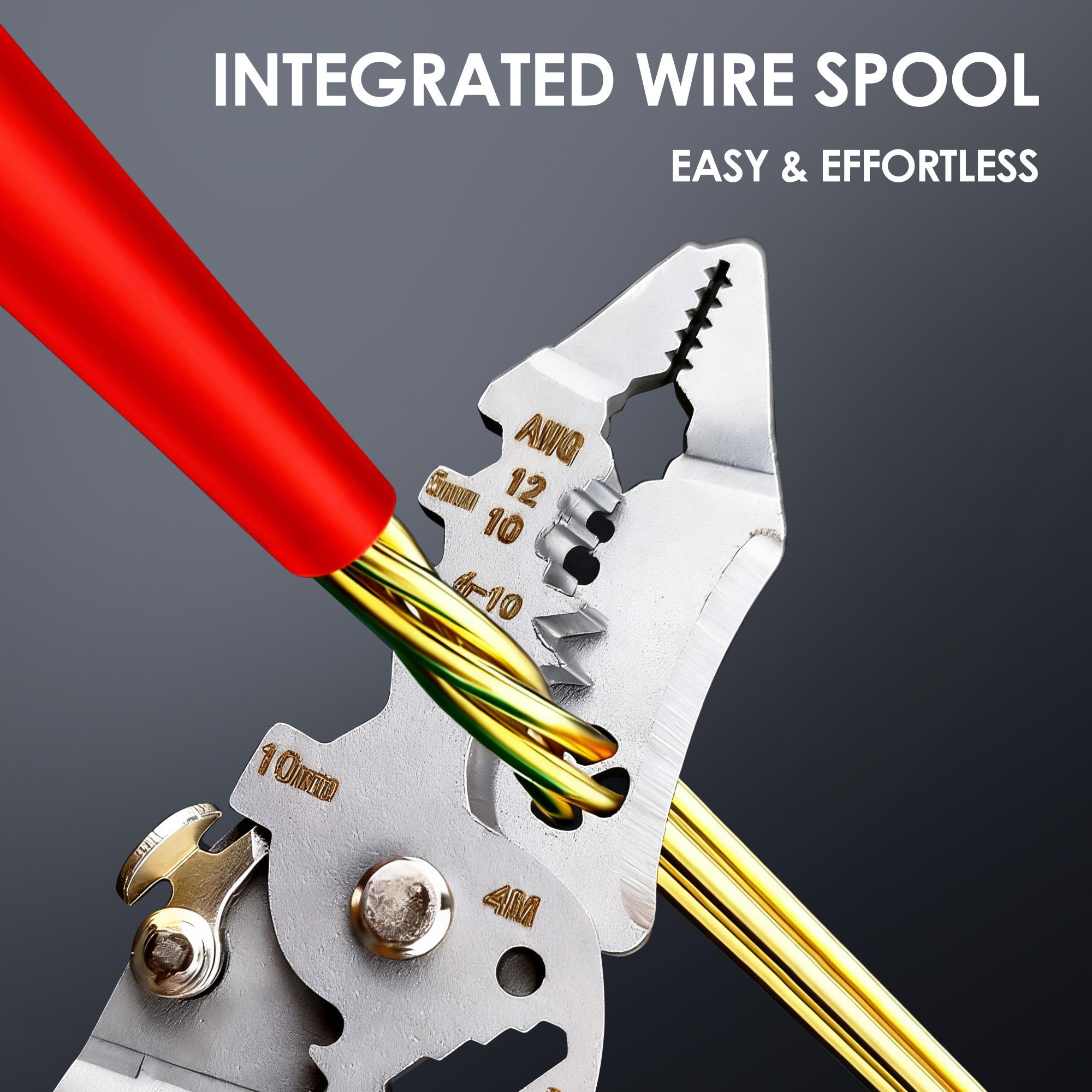 16 in 1 Professional Multi - Function Pliers with Flathead & Phillips Screwdrivers, Wire Stripper, Crimper, Hex Key Wrench, Bolt Cutter, Voltage Tester, Cable Cutter, Wire Spooler, Puncture Knife, Precision Wire Cutter, Hex Socket, Insulated Grip 16 in 1 Professional Multi - Function Pliers with Flathead & Phillips Screwdrivers, Wire Stripper, Crimper, Hex Key Wrench, Bolt Cutter, Voltage Tester, Cable Cutter, Wire Spooler, Puncture Knife, Precision Wire Cutter, Hex Socket, Insulated Grip