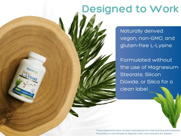 Clean L-Lysine 600mg – Supports Immune Function, Muscle Health & Recovery - 120 Capsules Clean L-Lysine 600mg – Supports Immune Function, Muscle Health & Recovery - 120 Capsules