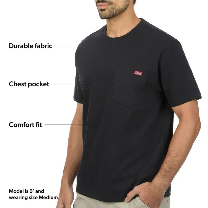 Coleman Mens Workwear Performance Short Sleeve Cotton T-Shirts
