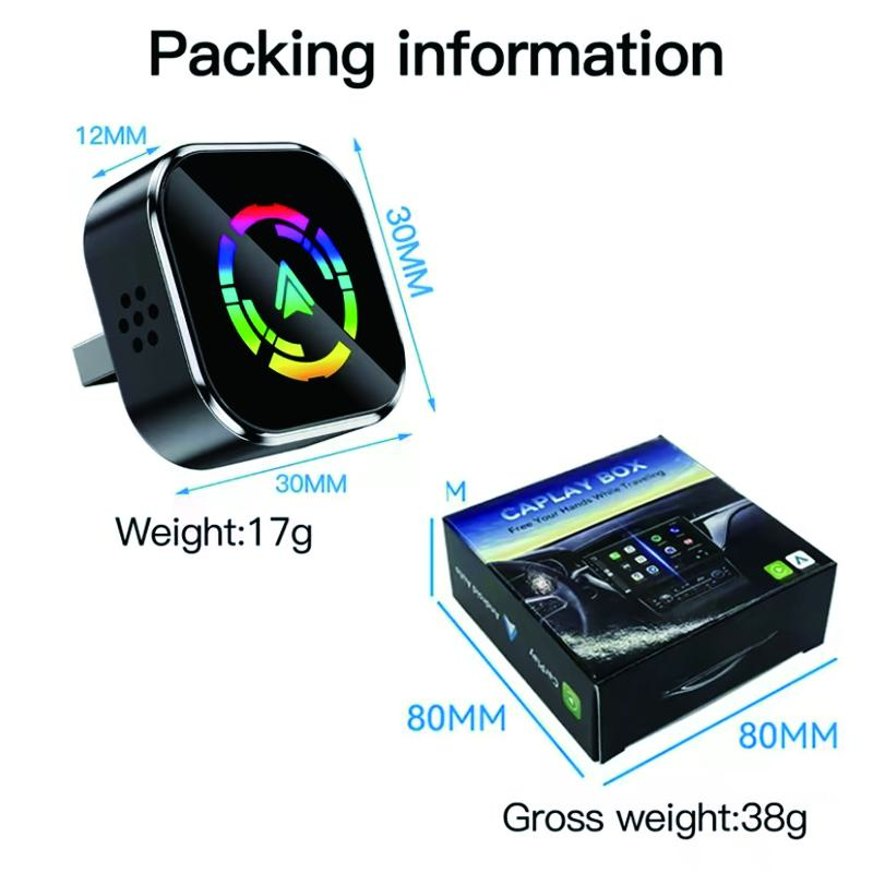 2026 Wireless CarPlay Adapter, Universal Compatibility Adapter, For iPhone And Android Users, Quick Connection With No Del car play