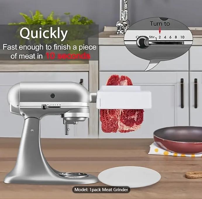 1pack, Meat Tenderizer For KitchenAid Stand Mixer-Meat Tenderizers No More Jams And Break-Tenderize Meat More Smoothly And Cooking Effortless