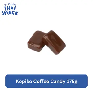 Kopiko Coffee Candy 175g - Real Coffee Essence & Sweet Candy Blend Perfect Snack for Coffee Lovers Flavor Bonbon
