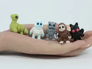 MrSpinner Adventure Minis - Cryptids - 3d printed mini fidgets - assorted 3d printed cryptid figurines - adhd fidget - Fun Stress Relief Sensory cool fidgettoys