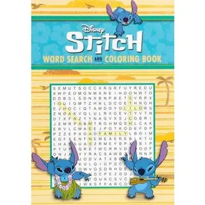 Disney Stitch Word Search and Coloring Book -- Editors of Thunder Bay Press, Paperback