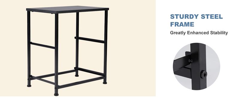 Nightstand with 2 Fabric Drawers, Small Dresser, Side Table, End Table, Bedside Table, Night Stands, Small Nightstand, Bedroom