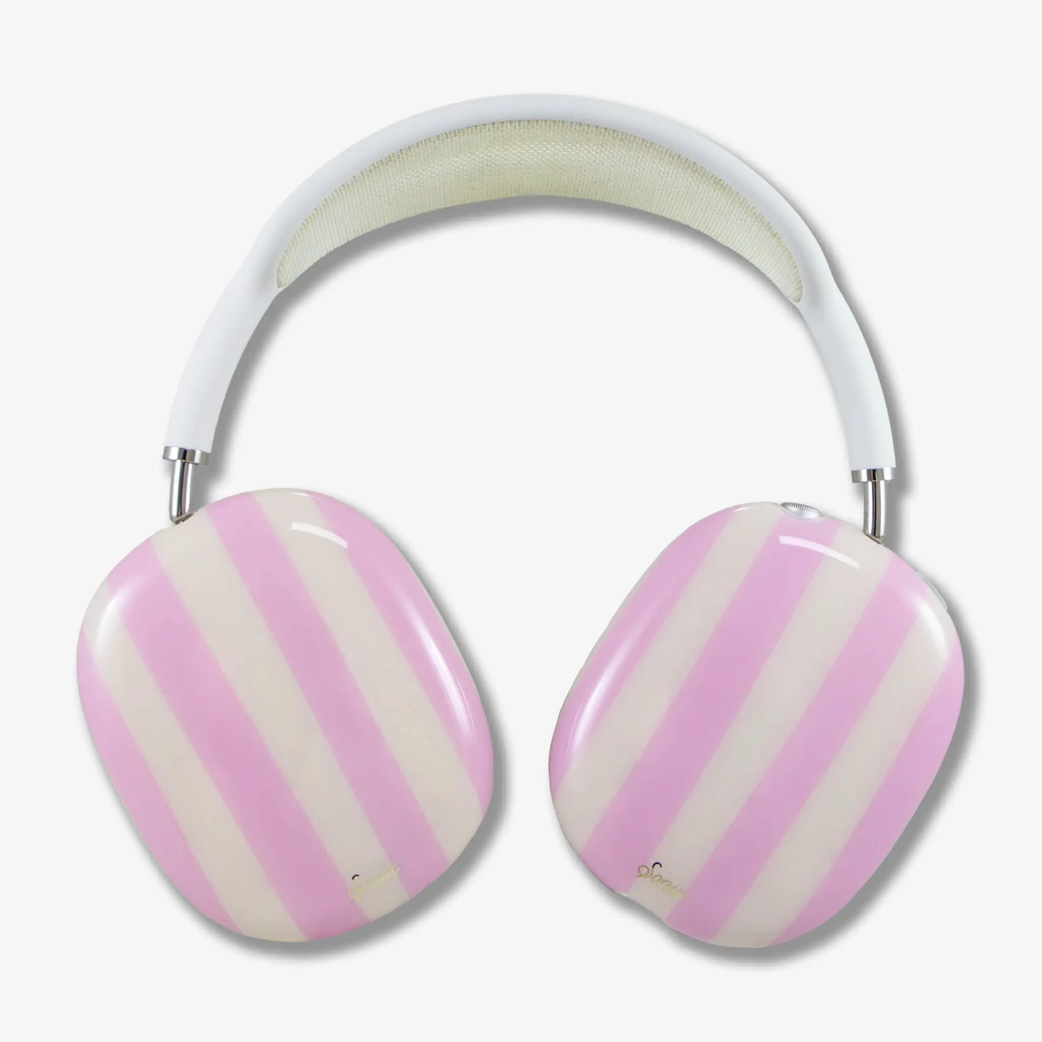 Jelly Stripe AirPods Max Cover - Pink / Cream