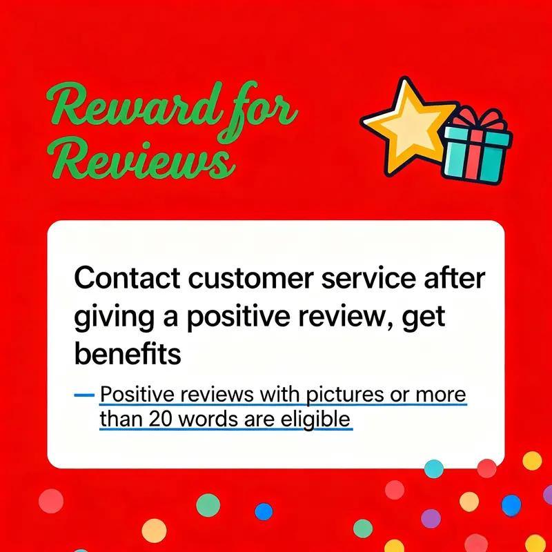 Men's T-Shirt Rewards for Reviews Contact Customer Service Fast Logistics Shipping