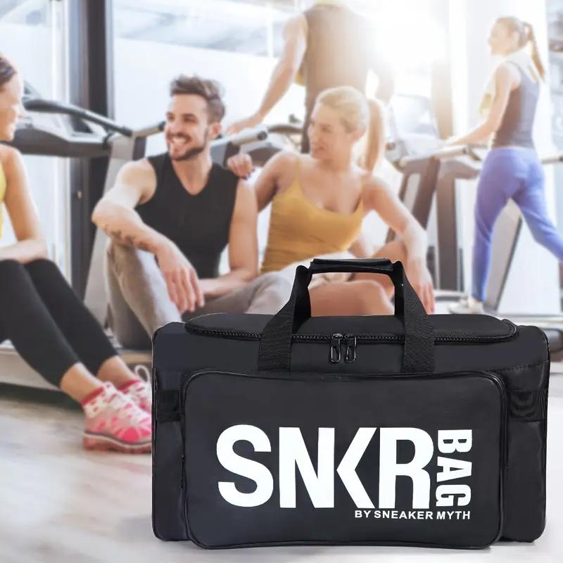 Gift Large gym basketball Versatile Nylon Travel Duffel Bag - Spacious Gym Bag with Shoe Compartment, Sturdy Luggage Handbag for Sports Enthusiasts and Frequent Travelers - Durable, Water-Resistant, and Easy to Clean