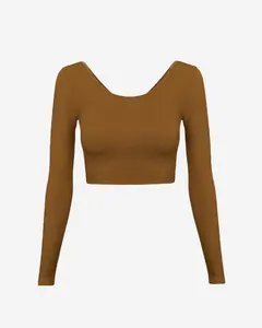 Knox Reversible Crop Top - Toffee