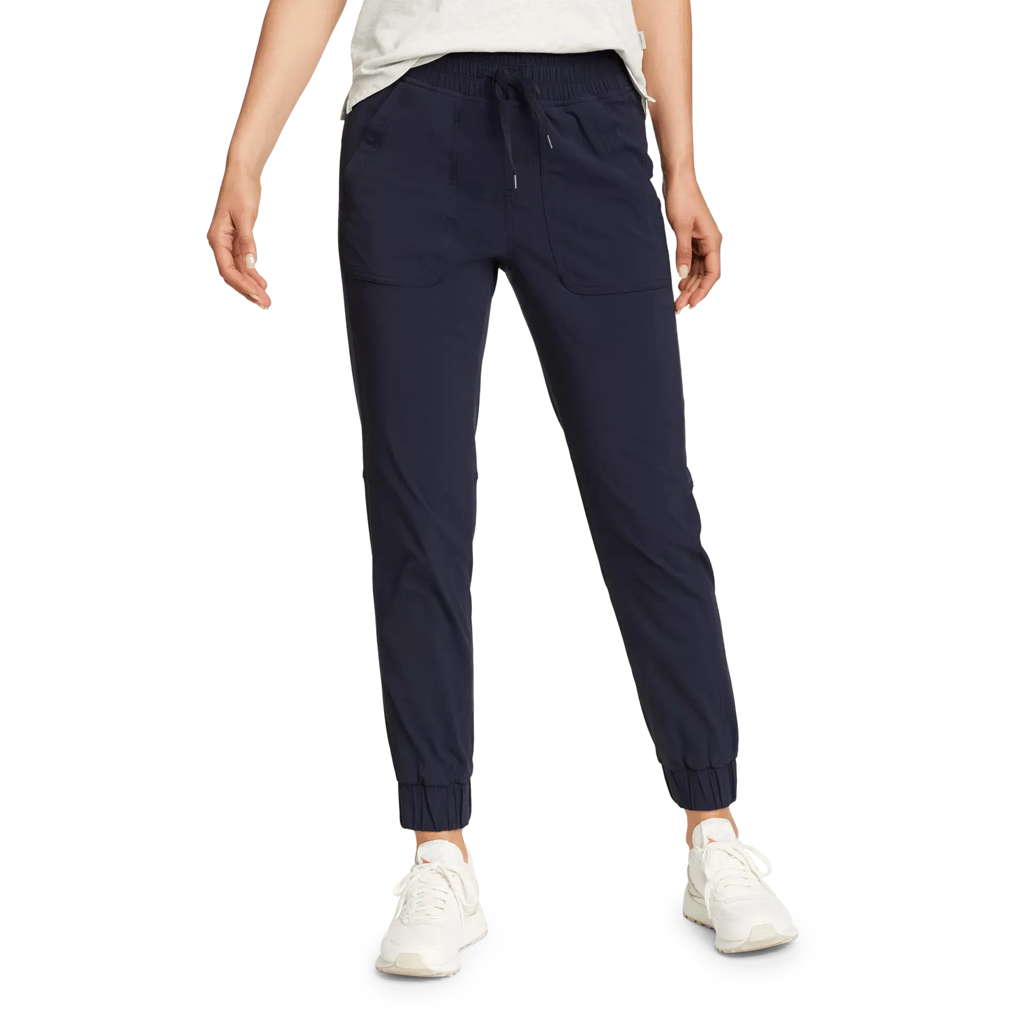 Eddie Bauer Women’s Sightscape Horizon Stretch Pull-On Joggers  Stretch Elastic Waist Pocket Detail Everyday