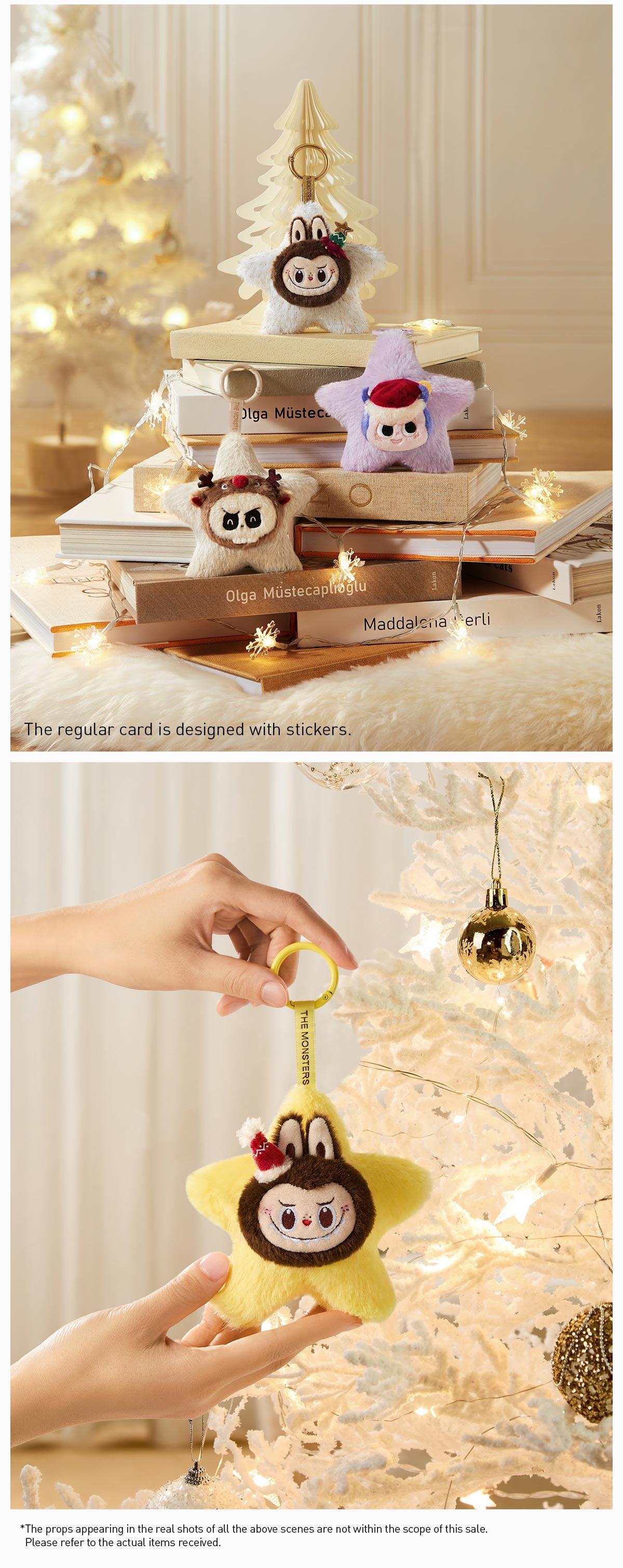 POP MART THE MONSTERS Classic Series-Sparkly Plush Pendant, Blind Box