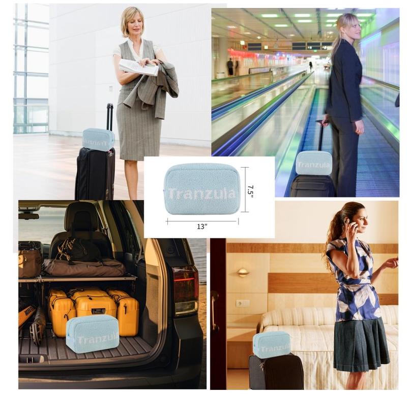 3-Piece Luxury Travel Set, Throw Blanket With Convenient Carry Handle & Silky Satin Eye Mask, Stylish HeadbandHypoallergenic Polyester, Perfect For On-The-Go Comfort & Home Use (50"×60")