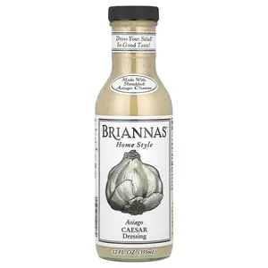 Briannas Home Style, Asiago Caesar Dressing, 12 fl oz (355 ml)