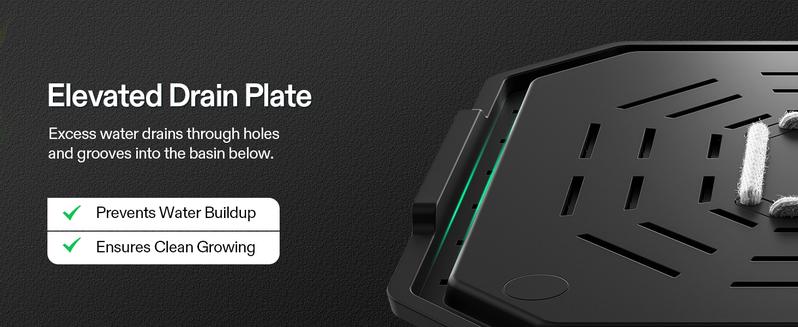 VIVOSUN 4-Pack FlexFeed Self-Watering Pots, Auto Irrigation Fabric Pot Base with Water Meter & Maintenance Window, for Use Indoors/Outdoors in Grow Tents, Greenhouses, Gardens