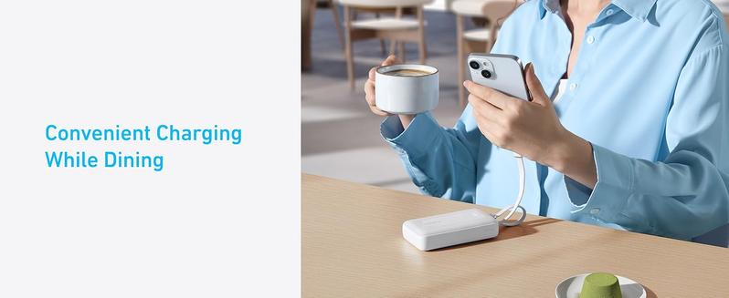 Anker Zolo Power Bank, 20,000mAh and  10,000mAh 30W Max Fast Charging with Built-In USB-C and MFi-Certified Lightning Cables, For iPhone 15 Series, MacBook, and More