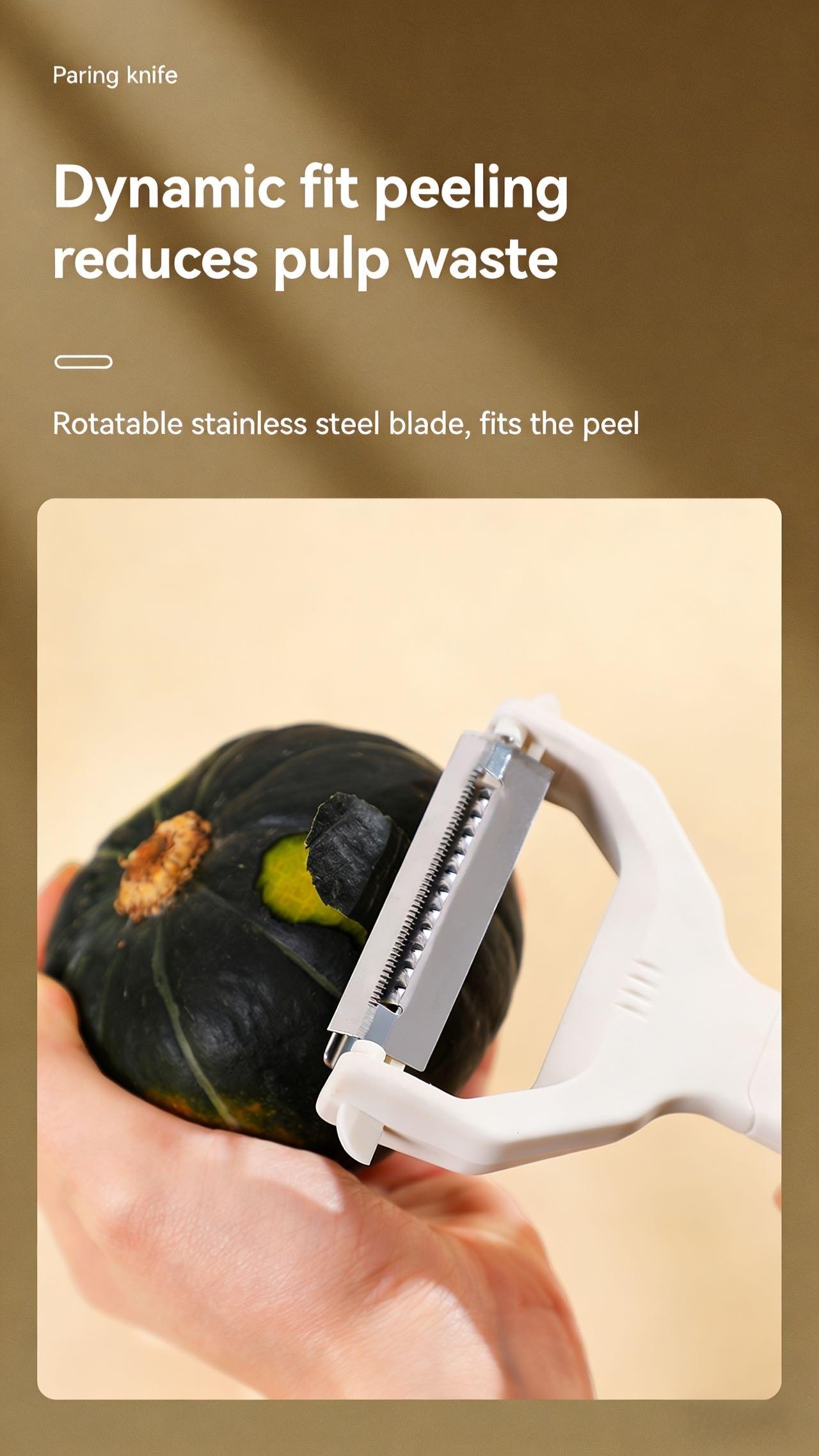 2 in 1 Vegetable Peeler, Multifunctional Peeler & Grater, Kitchen Fruit Peeling Shredding Tool