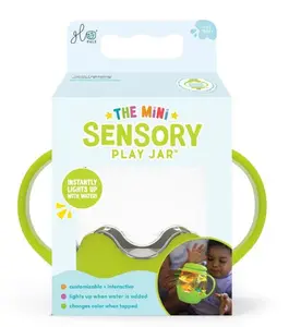 Glo Pals Mini Sensory Play Jar Gift Set Green