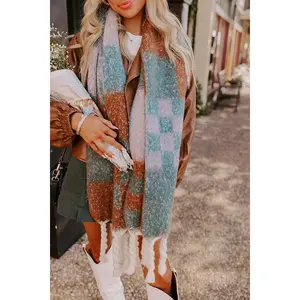 Ever So Posh Checkered Scarf