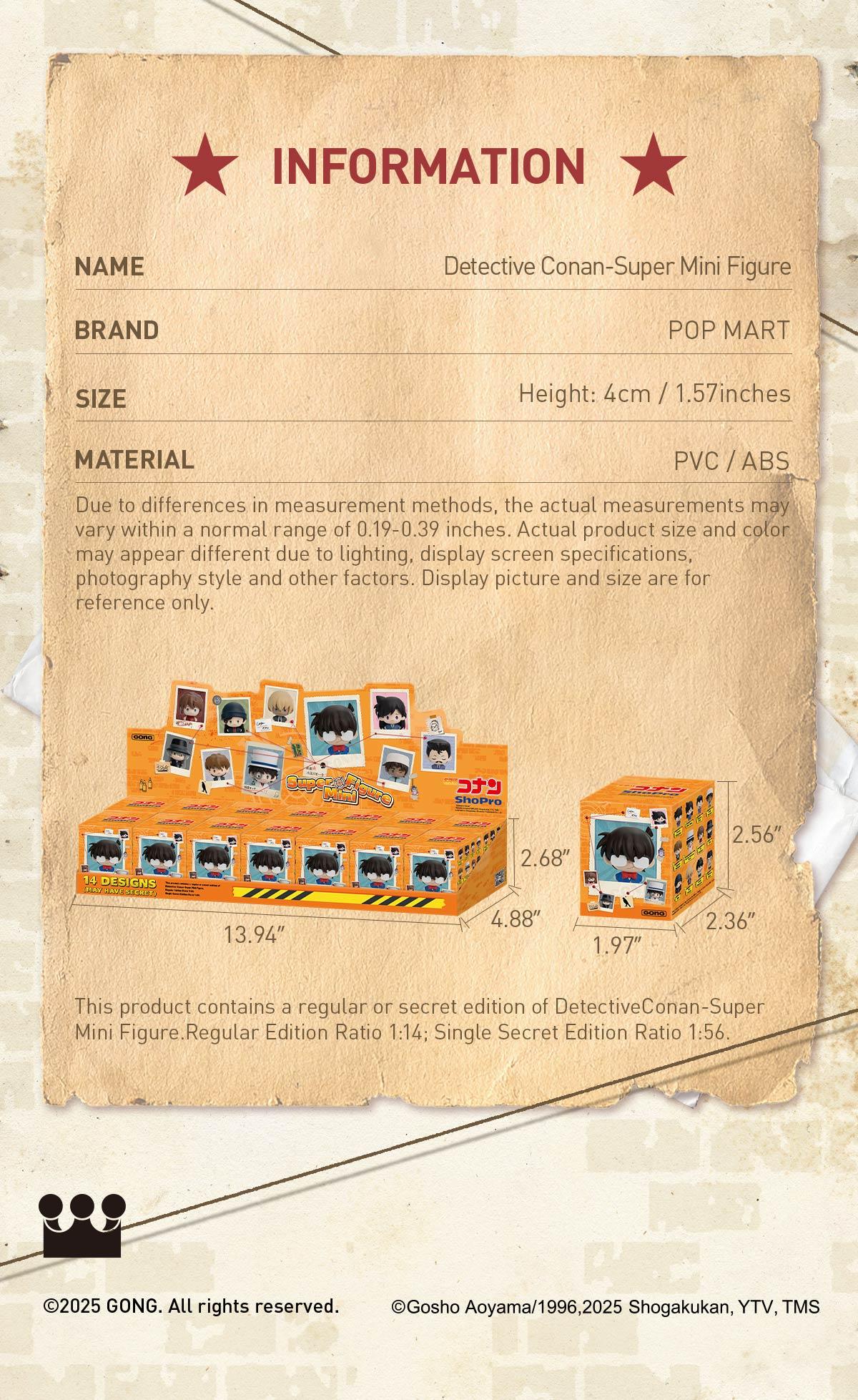 POP MART Detective Conan-Super Mini Figure