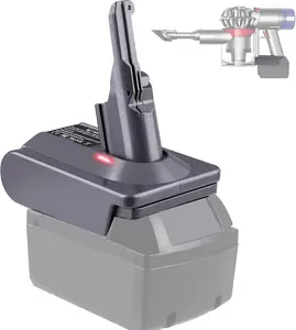for Dyson V8 Battery Adapter for Milwaukee M18 18V Battery Convert to for Dyson V8 Animal Fluffy Motorhead Handheld Vacuum Converter (only MIL18V8 Adapter)