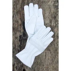 Power Ranger Leather Gloves – Short Gauntlet Cosplay Gloves