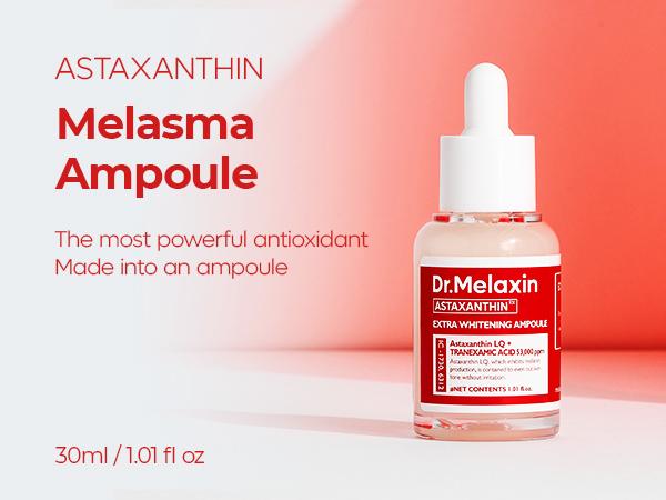 [Dr.Melaxin Official] Astaxanthin Dark Spot Ampoule | Even Skin Tone Anti-aging, Wrinkles, Soothing | Korean Cosmestics