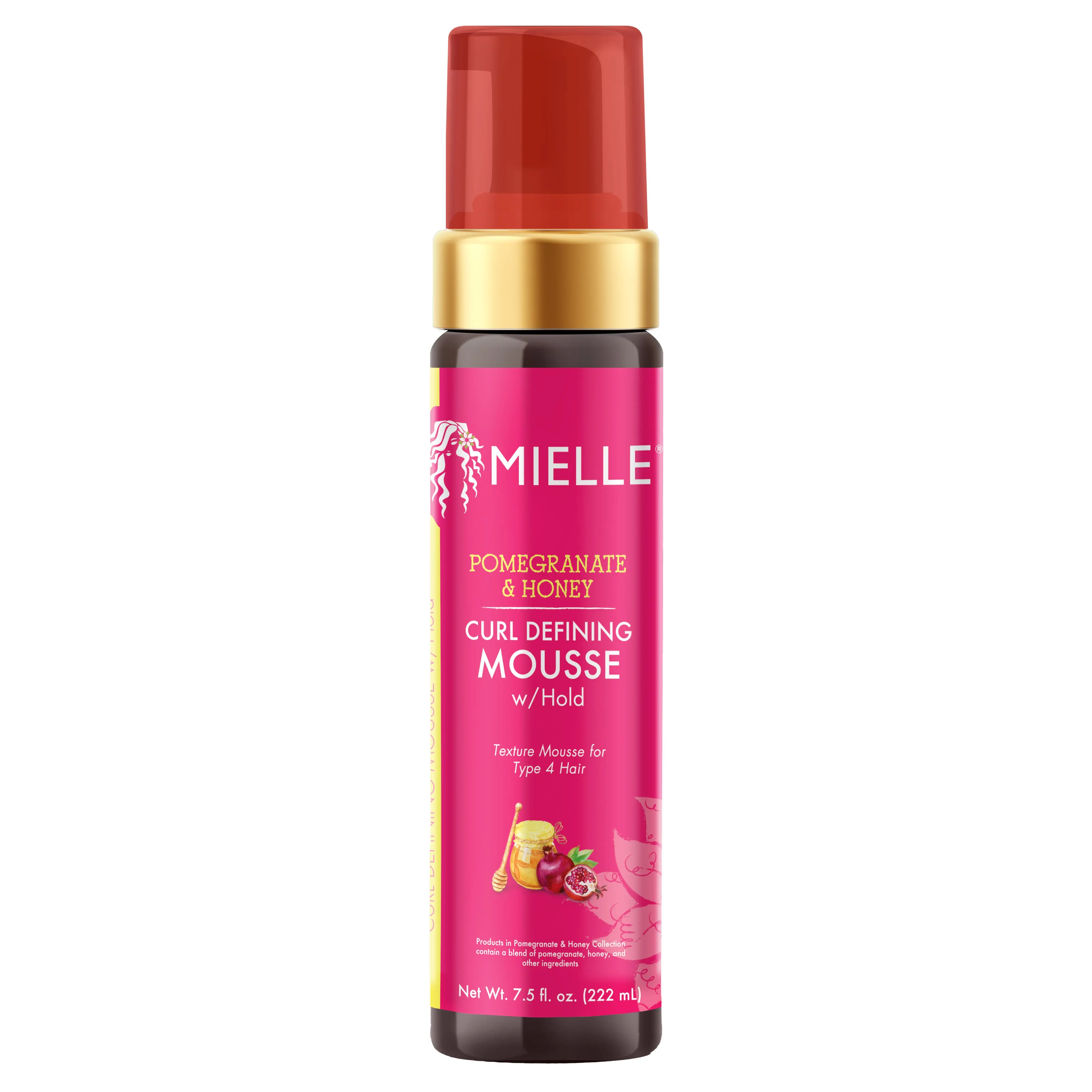 Pomegranate & Honey Curl Defining Mousse with Hold Hydrating Haircare Pomegranate & Honey Curl Defining Mousse with Hold Hydrating Haircare