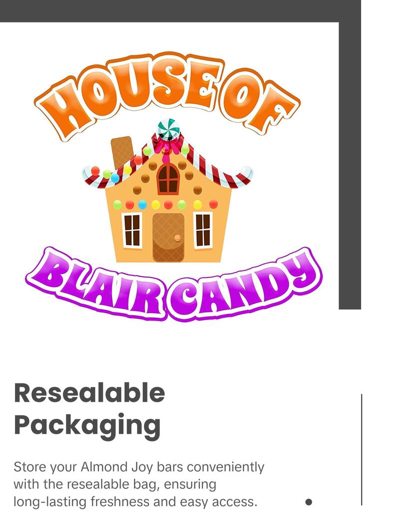 Almond Joy Fun Size Candy Bars in Resealable Bag – Available in 1 lb, 2 lb, 3 lb, and 5 lb Snack Bags - TikTok Candy Trend Item Almond Joy Fun Size Candy Bars in Resealable Bag – Available in 1 lb, 2 lb, 3 lb, and 5 lb Snack Bags - TikTok Candy Trend Item