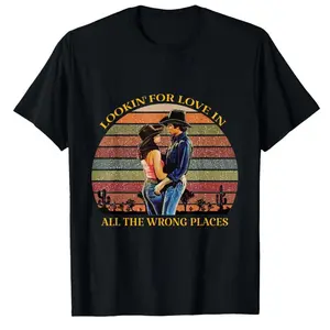 Vintage Lookin' for Love T-Shirt - Urban Cowboy Shirt for Cowboy Lovers - Perfect Gift Tee for Friends