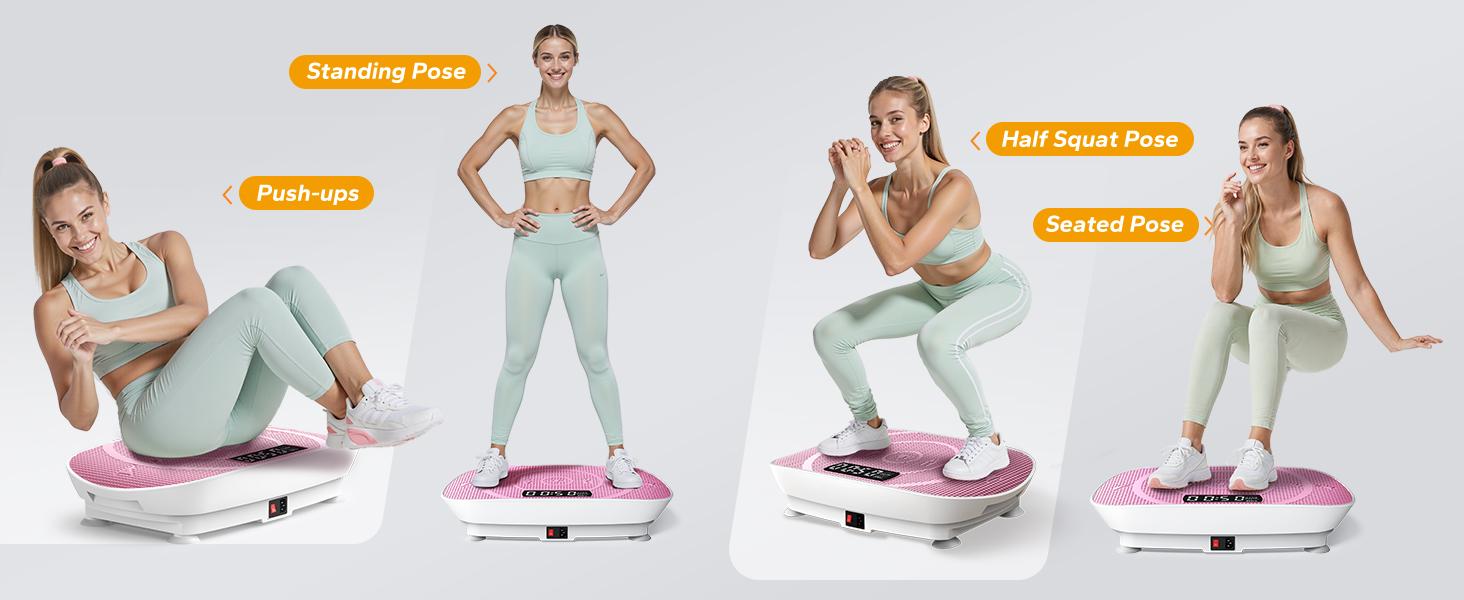 MERACH Slim Vibration Plate Exercise Machine, Lymphatic Drainage Machine, Whole Body Workout Vibration Platform for Wellness and Fitness Home Gym Equipment TikTokShopBlackFriday SpringStatements