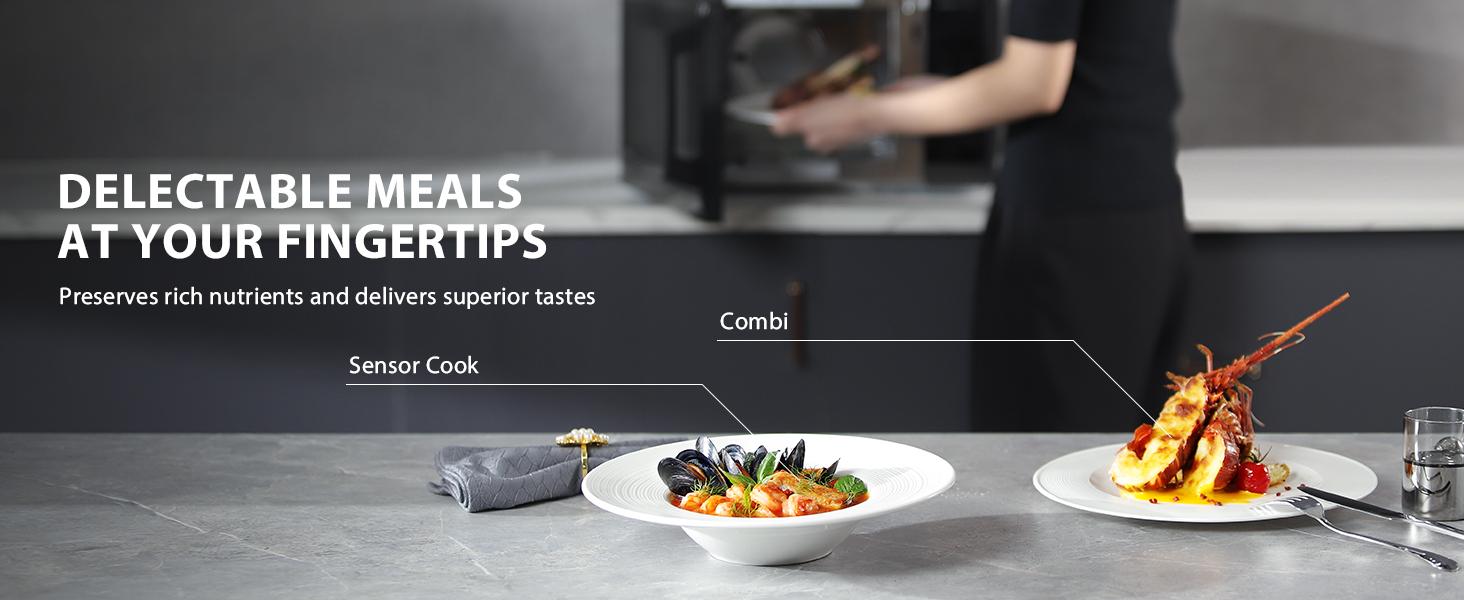 TOSHIBA 7-in-1 Countertop Microwave Oven, 1.0 cuft. Air Fryer Combo with Inverter Convection, Humidity Sensor, Even Defrost, 27 Auto Menu & 47 Recipes Kitchen Appliances, Spring Glow Up TOSHIBA 7-in-1 Countertop Microwave Oven, 1.0 cuft. Air Fryer Combo with Inverter Convection, Humidity Sensor, Even Defrost, 27 Auto Menu & 47 Recipes Kitchen Appliances, Spring Glow Up