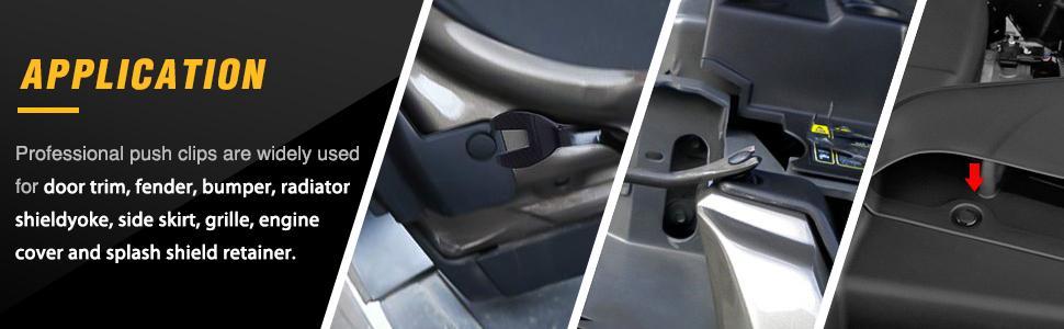 100 PCS Universal Expansion Screw Clips Set for Automobiles ,Mudguard Leaf Plates Door Panel Clips, Bumper Push Fastener Rivet Clamp Expansion Screw, Universal Rivets Fasteners Replacement Kit 100 PCS Universal Expansion Screw Clips Set for Automobiles ,Mudguard Leaf Plates Door Panel Clips, Bumper Push Fastener Rivet Clamp Expansion Screw, Universal Rivets Fasteners Replacement Kit