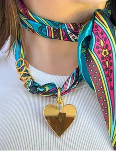 Sorority Charm Letter Scarf