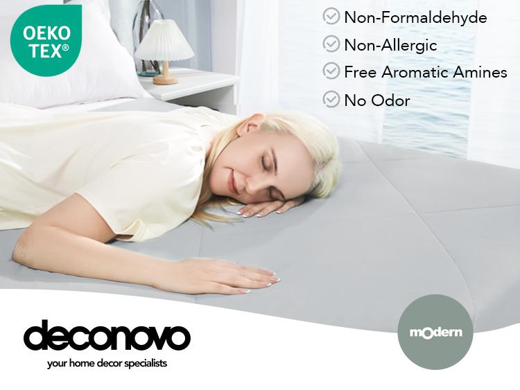 Deconovo Double-Sided Cooling Blanket – Cool Touch & Soft Comforter, Absorbs Body Heat, Sweat-Wicking & Breathable for Hot Sleepers