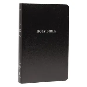 KJV Holy Bible: Gift and Award, Black Leather-Look, Red Letter, Comfort Print: King James Version