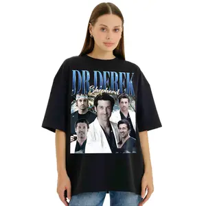 Dr. Derek Shepherd Vintage Graphic T-Shirt – Grey’s Anatomy McDreamy Retro Fan Tee
