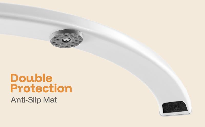 HARPPA Compact Electric Baby Swing with Music Speaker, Newborn Bouncer & Rocking Chair, Foldable Bassinet for Baby with Harness, 5 Adjustable Speeds