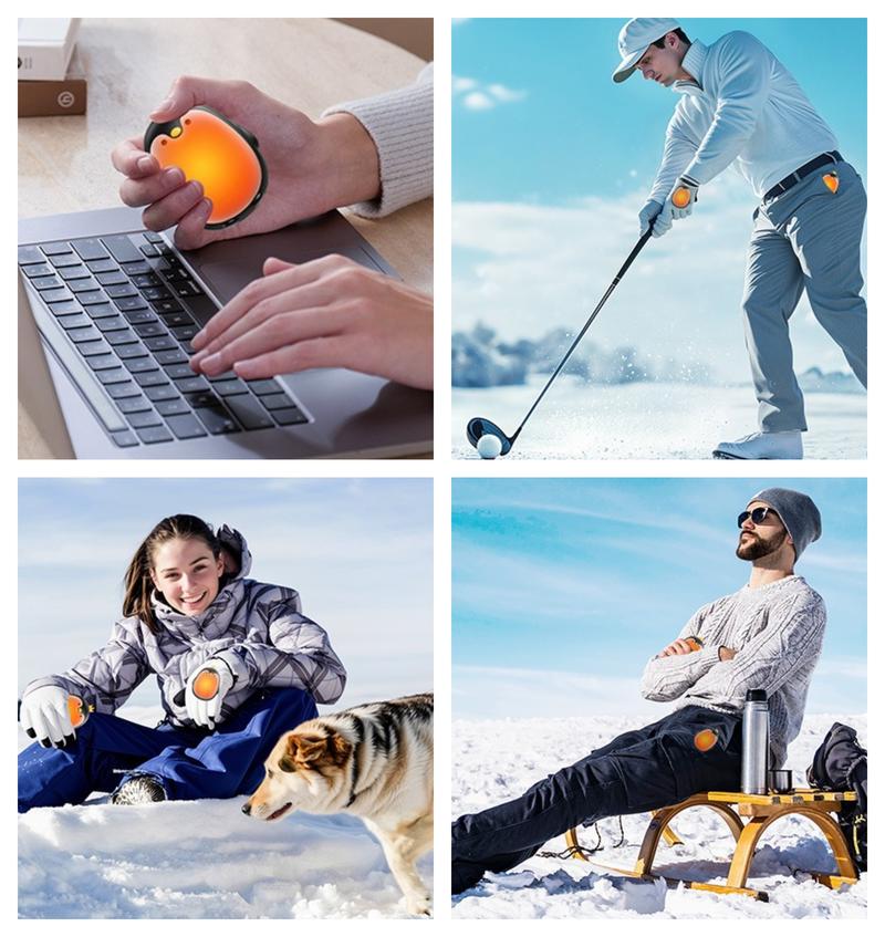 GAIATOP Limited-Edition Penguin Hand Warmers for Women & Men 2-Pack Adorable & Unique Design, 13H Long-Lasting Warmth,3 Heat Settings Rechargeable.Best gifts for Her & Him   Valentine's Day gift