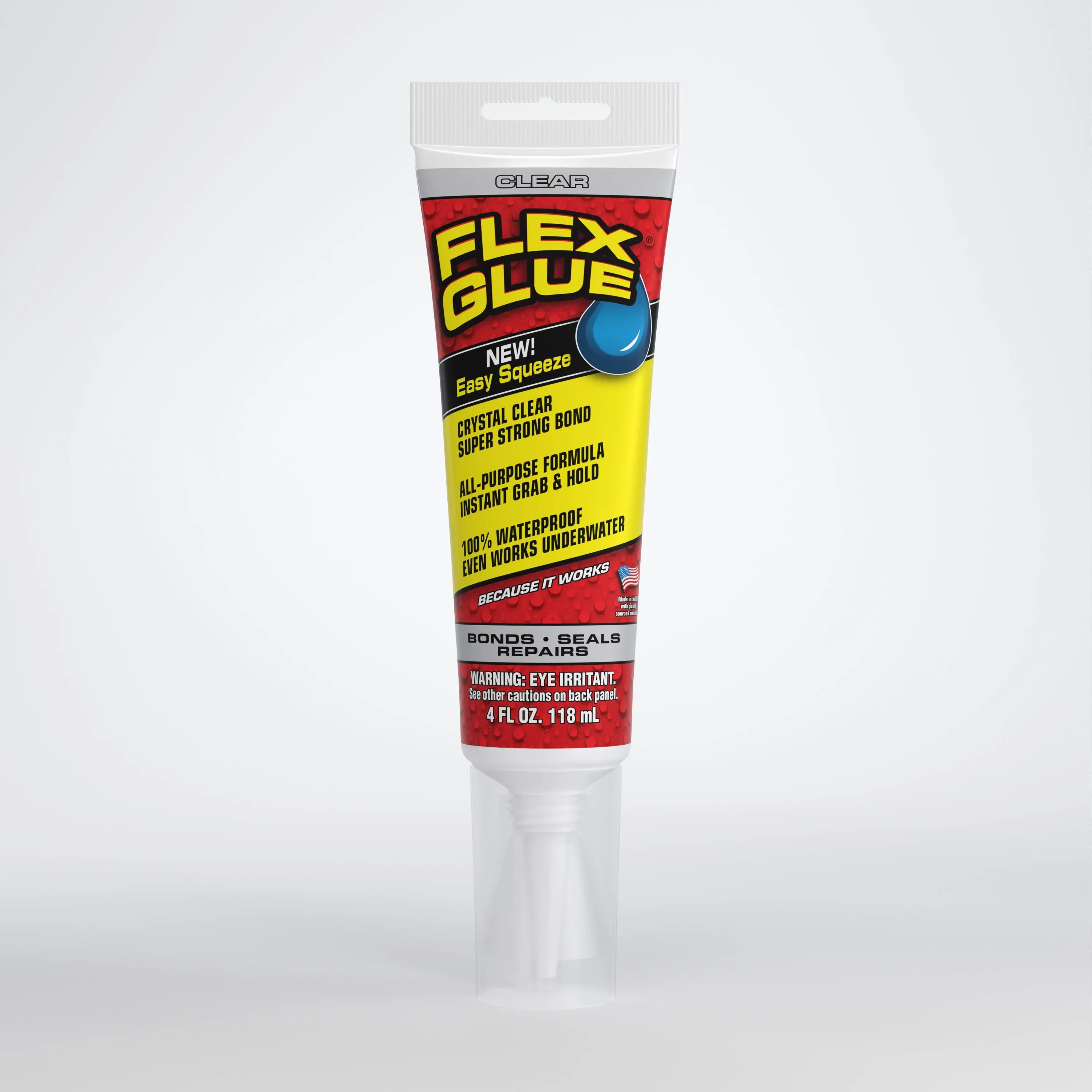 Flex Glue Waterproof Adhesive - Instant Grab, Long-Lasting Bond, Leak-Proof Seal, Easy Squeeze Tube/Cartridge, UV/Mildew Resistant Landscape Stone Glue (oz Measurement Available)
